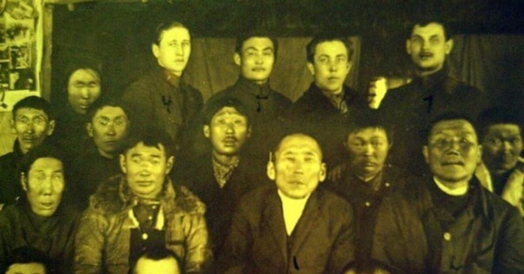 Faded colour image from the anti-Soviet ‘Tungus rebellion” (Тунгусское восстание) of 1925