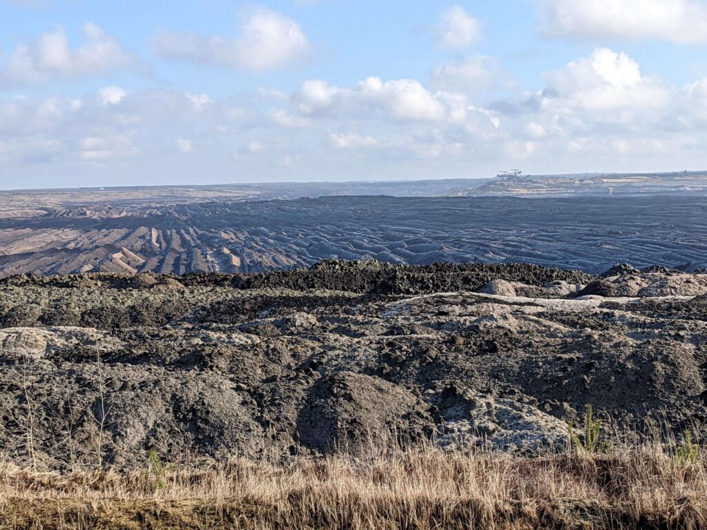 Opencast mining landscape